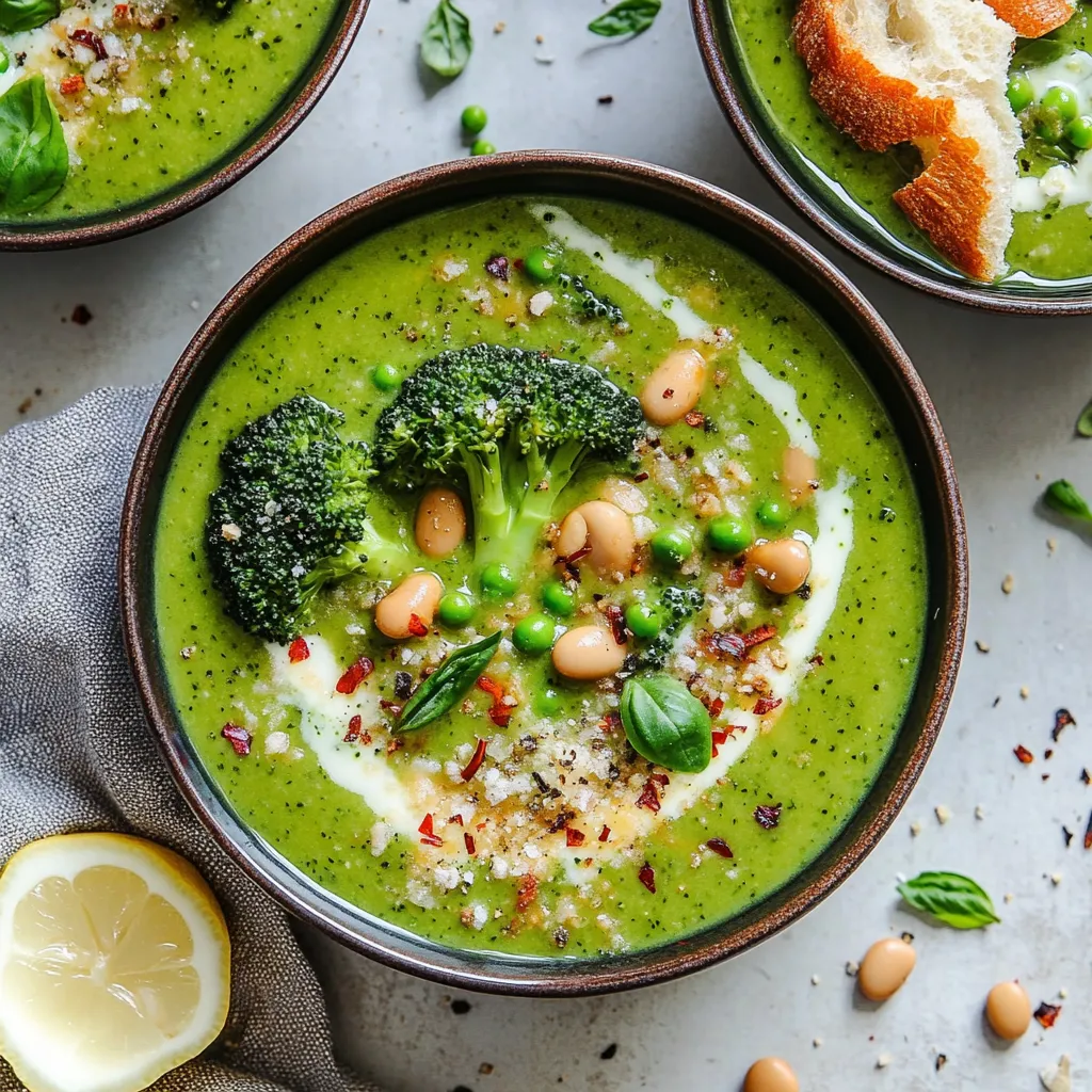 Vegan Protein-Packed Greens and Beans Soup