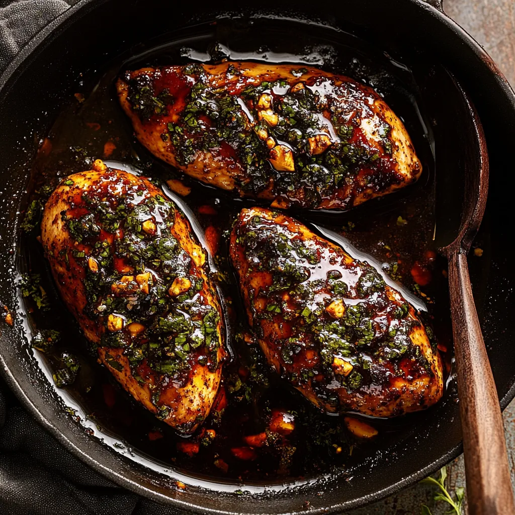 Spicy Honey Glazed Chicken Breasts