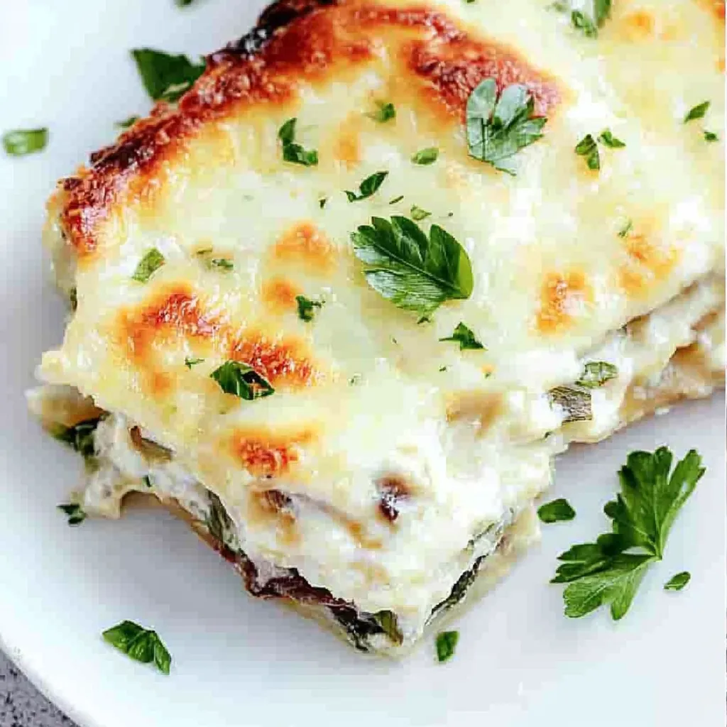 Delicious Vegetable Lasagna White Sauce Dish