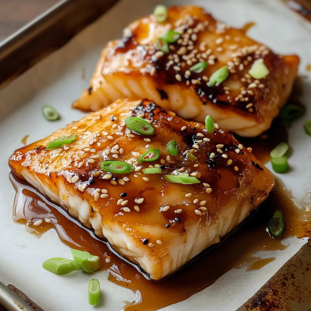 Honey-Soy Glazed Cod